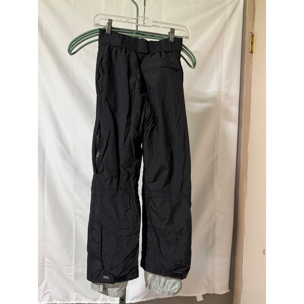 Trespass Glacier Kids Snow‎ Pants Black Waterproof Insulated Ski Trousers Medium